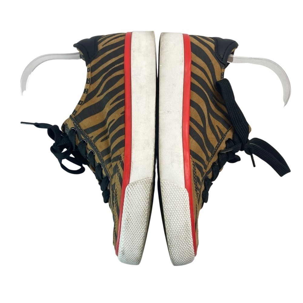 RAG & BONE Army Animal-Print Low Top Suede Sneakers Size 37.5 - Picture 6 of 10